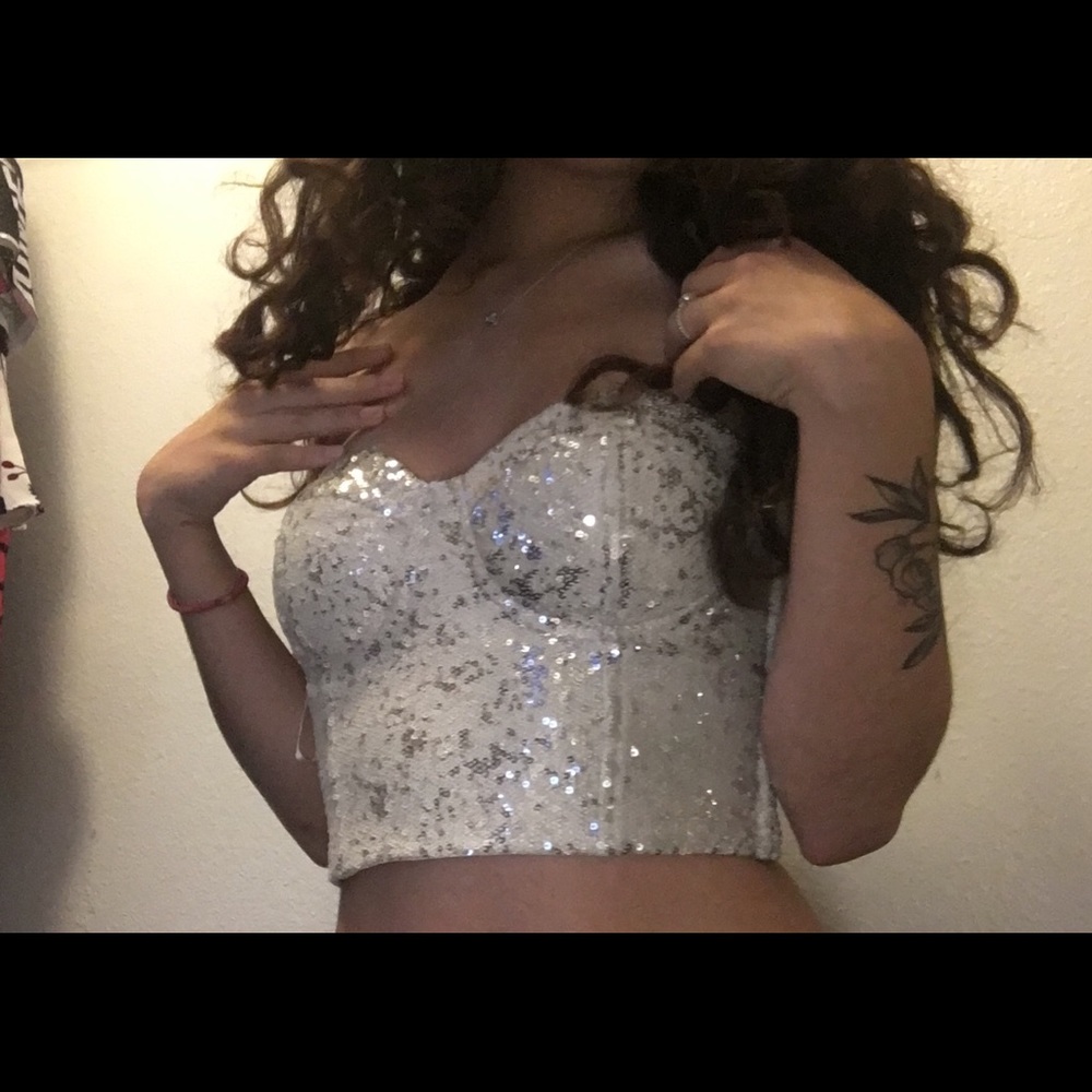 Sparkling Crop Top